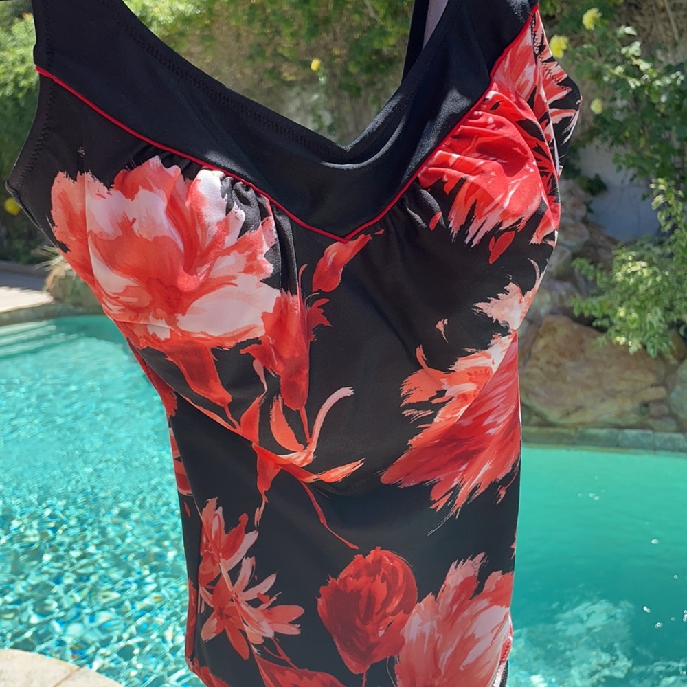 Anita One Piece Bathing Suit, Size 8, Only Worn Once